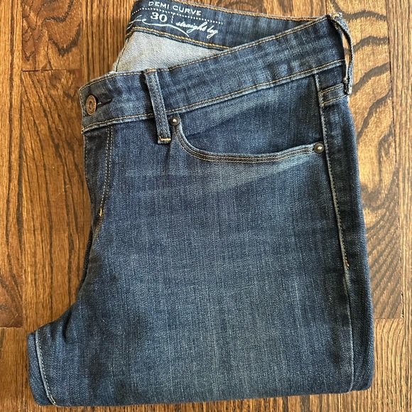 Levi Demi Curve Straight Leg Indigo Wash - 30x34-women’s - Picture 3 of 4